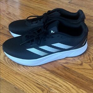 Adidas Black and White Running Shoes 9.5